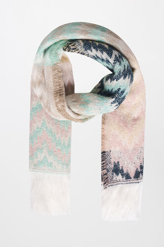 Textured Tapestry Scarf, , image 1